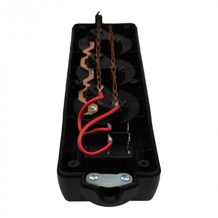Ciabatta elettrica 3 prese con interruttore nera Ecolight