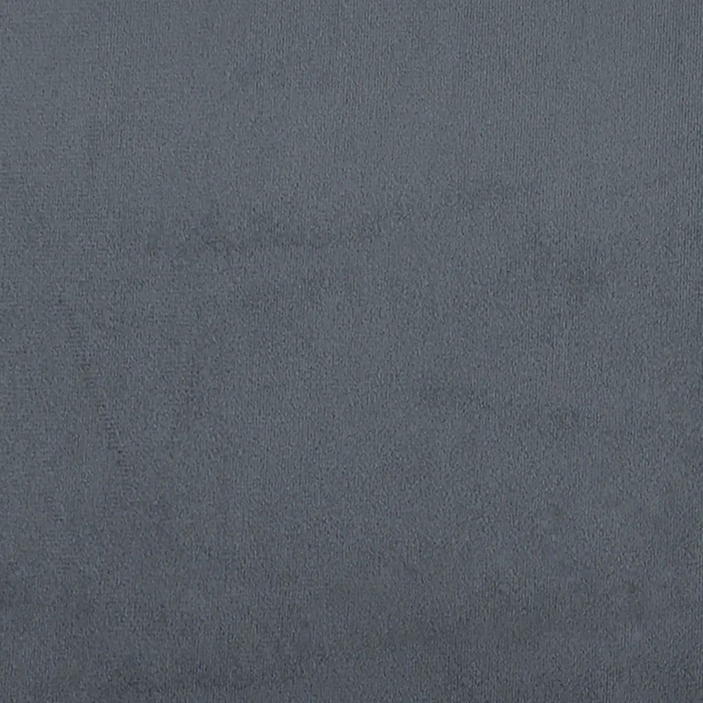 Set di Divani 2 pz con Cuscini Grigio Scuro in Velluto