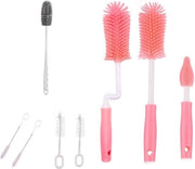 Set di spazzole in silicone per biberon e accessori da cucina - Resistente al calore e multifunzionale - 8 pezzi