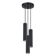 Lampada a sospensione KARBON 3P nero