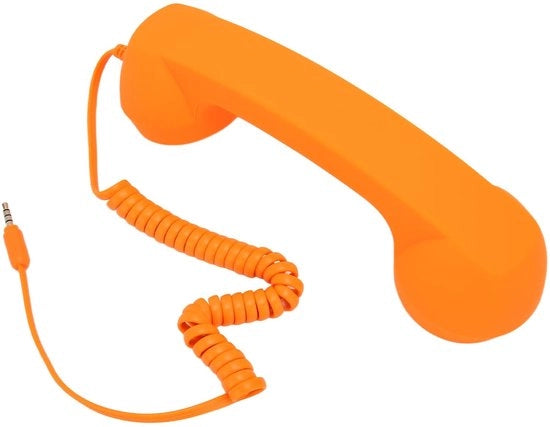 Telefono da Tavolo Retro - Ricevitore Telefonico - Connettore 3,5 mm - Altoparlante Regolabile - Cavo di 2,7 Metri - Resistente alle Radiazioni