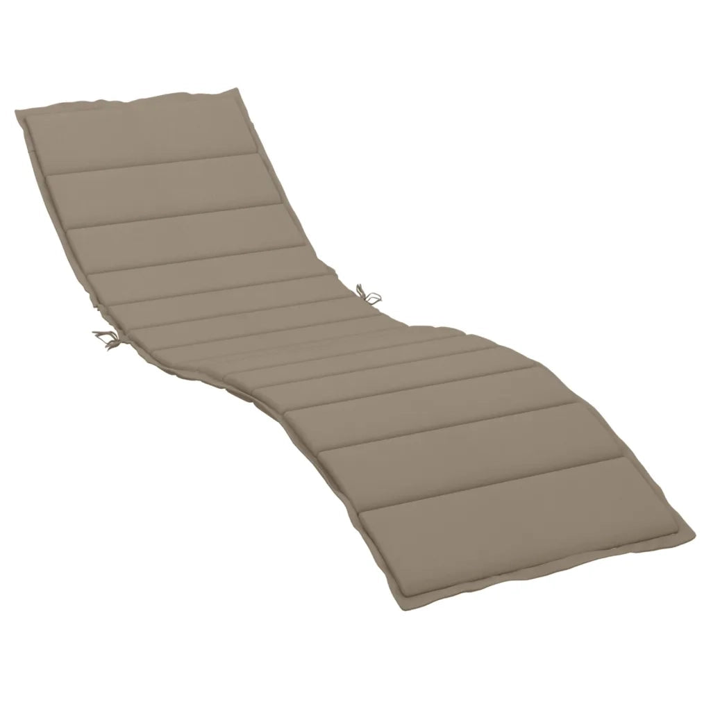 Cuscino per Lettino Tortora 200x70x3 cm in Tessuto Oxford 314226