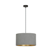 Lampada sospensione Emibig Hilde grigia Ø35 E27 dimmer