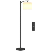 Lampada da Terra LED Dimmerabile ¨C Xylo ¨C Con Telecomando, 11 Temperature, 11 Luminosit¨¤, Timer 60 Min, Nero