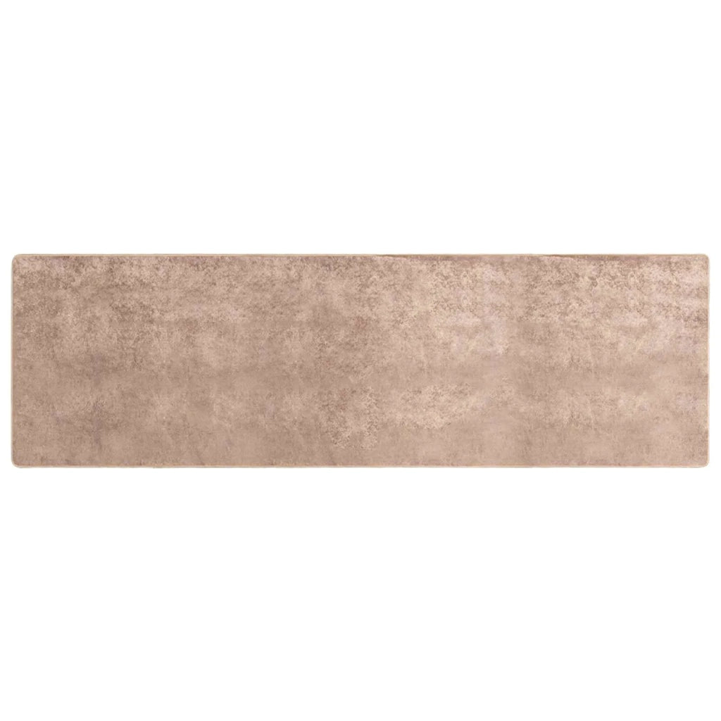 Runner Tappeto MARSA Sabbia 80 x 250 cm Poliestere e PVC 42023113