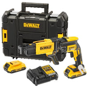DEWALT DCF620D2K-QW Avvitatore per cartongesso 18V 2 batterie 2.0 Ah motore brushless velocita' 0-4400 rpm coppia 30 Nm attacco 1-4'' colore Nero