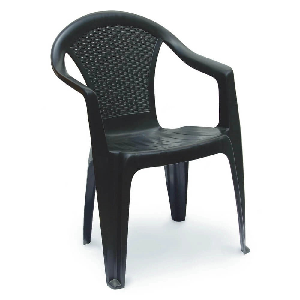 MAURY'S KORA SEDIA IMPILABILE DA ESTERNO ANTRACITE 55 X 54 X 82 CM