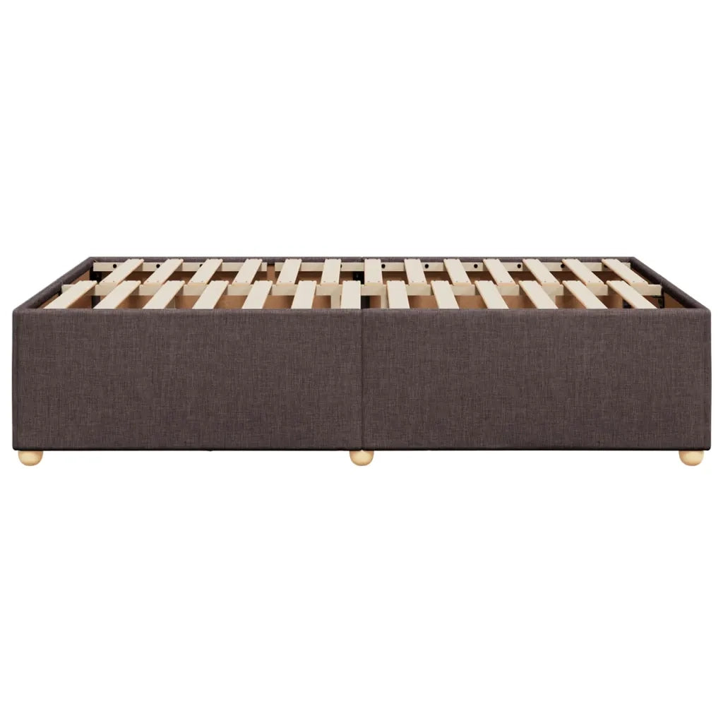 Giroletto senza Materasso Marrone Scuro 120x200 cm Tessuto 3284725