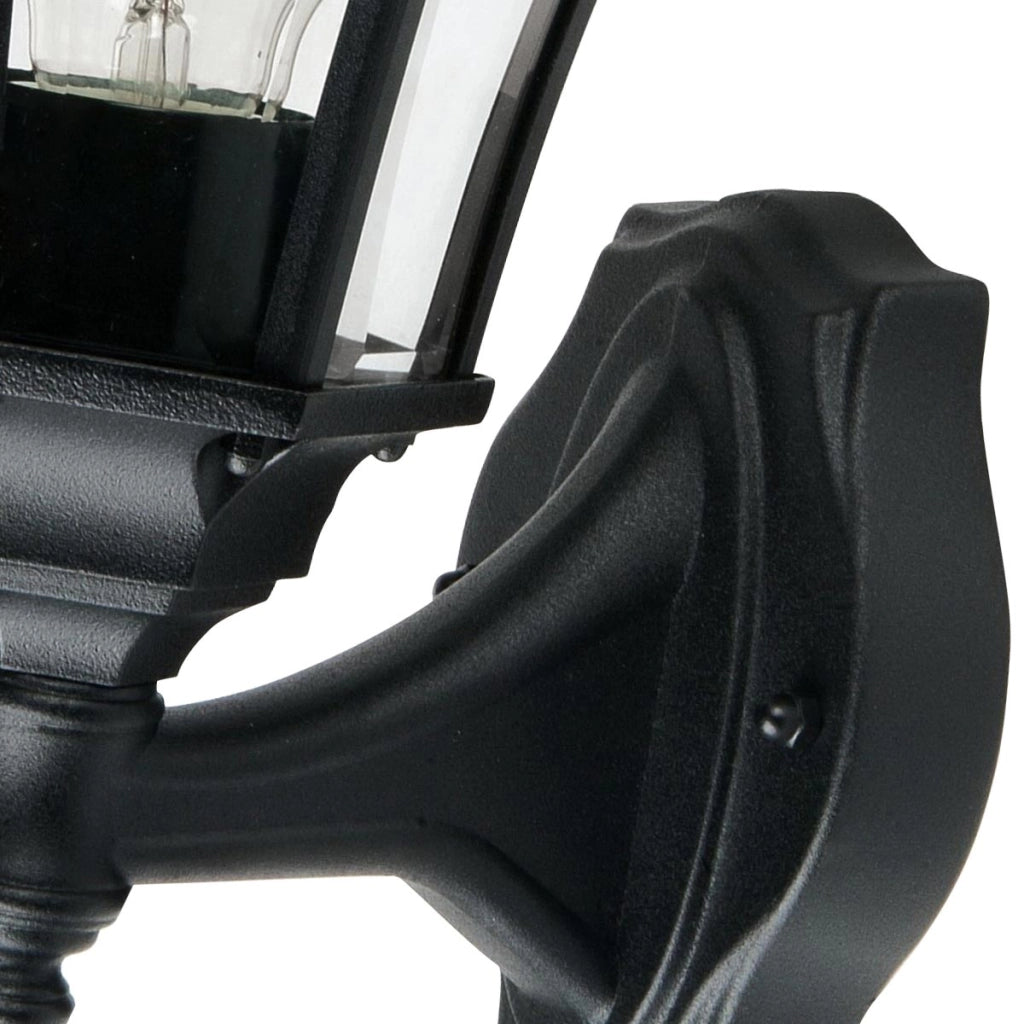 Applique esterna retro nera E27 60W Ledbury GardenZone