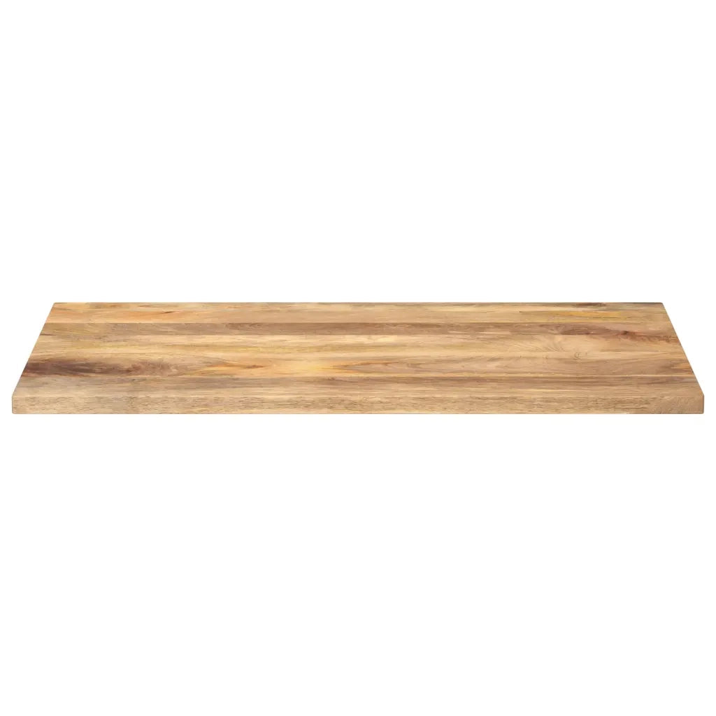Piano per Tavolo 100x70x3,8cm Rettangolare Legno Massello Mango 371542