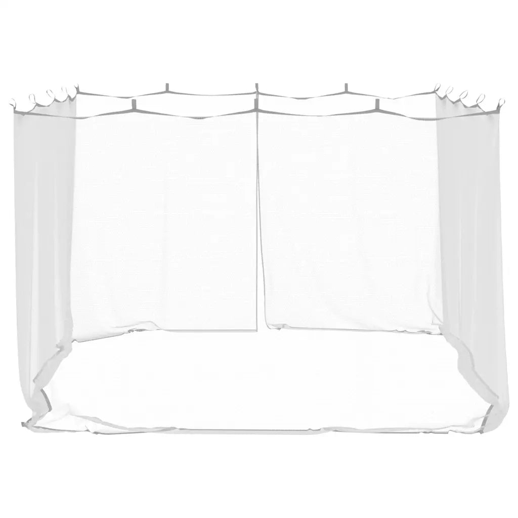Zanzariera per Interni Esterni 156 Rete Bianca 300x300x200 cm