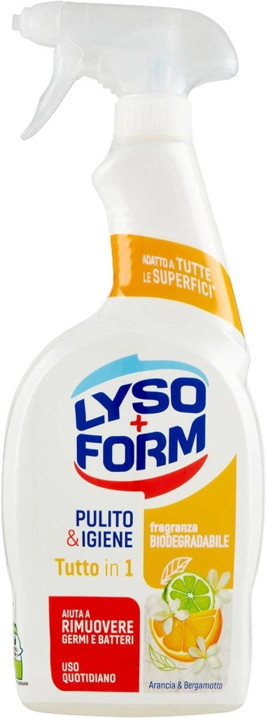 LYSOFORM SPRAY TUTTO IN 1700 ML PULITO E IGIENE TE VERDE ARANCIA