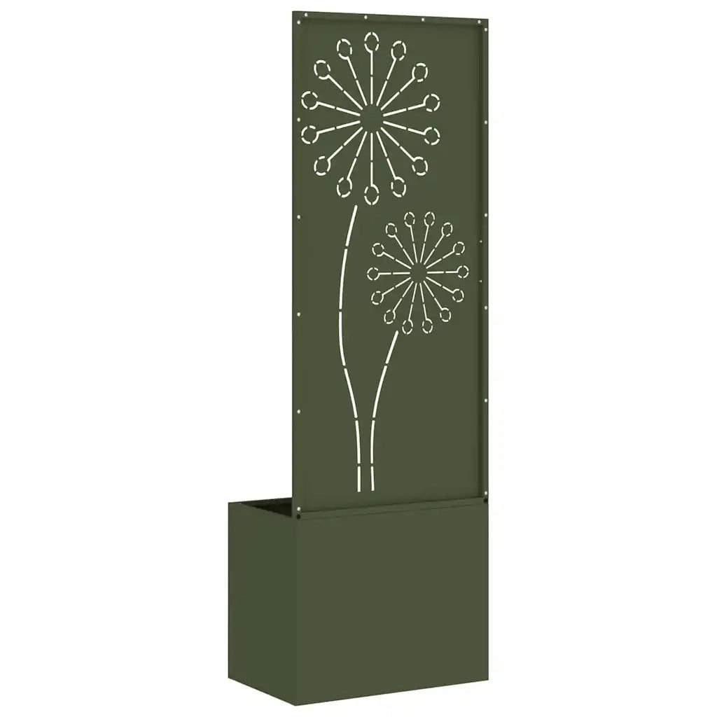 Schermo per privacy in giardino Oliver verde 50 x 150 cm 876458