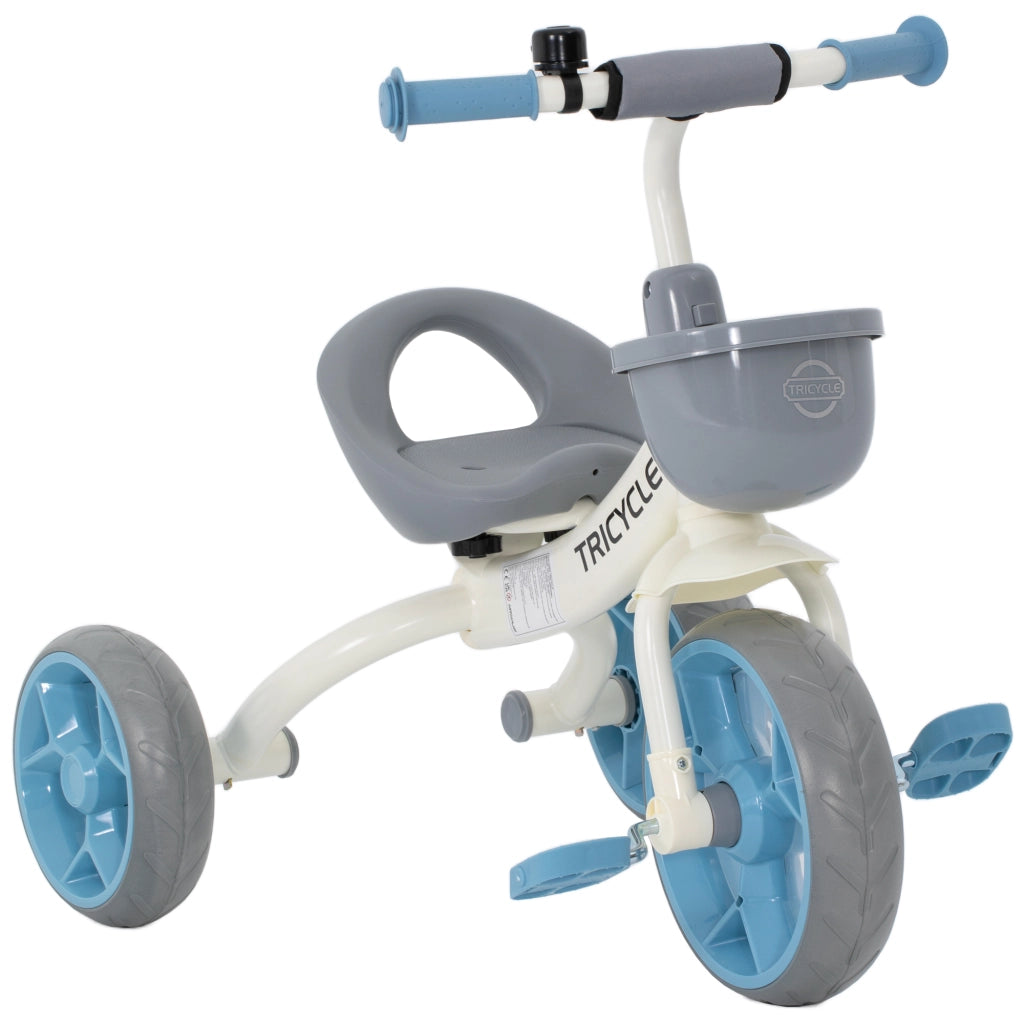 Triciclo Bambini Evolutivo con Cestino ¨C Minimal ¨C Blu 72x52x61