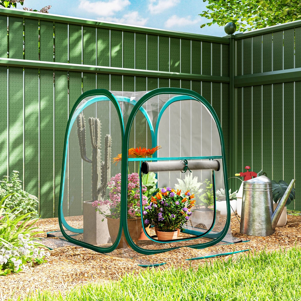 Mini Serra Pop Up ¨C Minimal ¨C Plastica Trasparente 70x70x80 cm