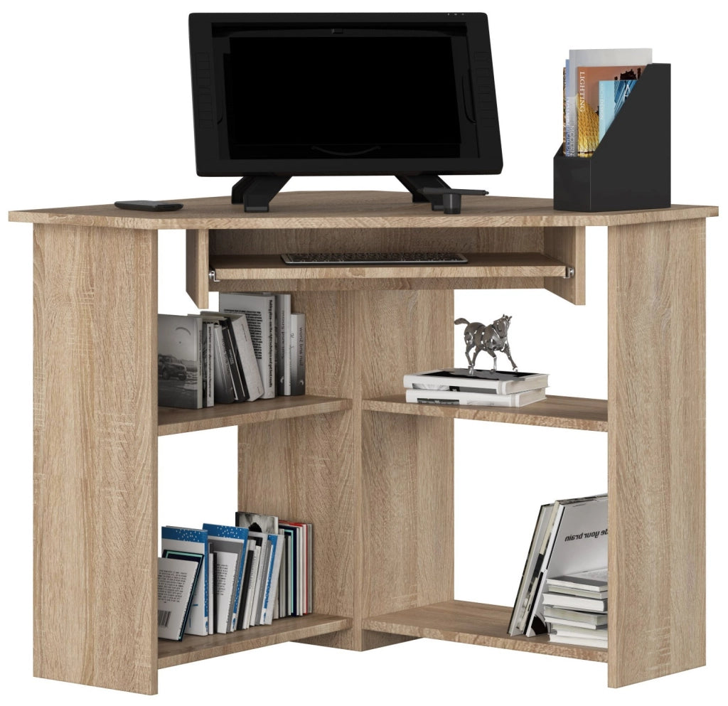 Scrivania angolare AKORD TED Sonoma Quercia 80 cm 80x80x74 cm