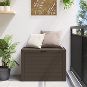 Baule da Giardino Marrone 78x44x55 cm 49442
