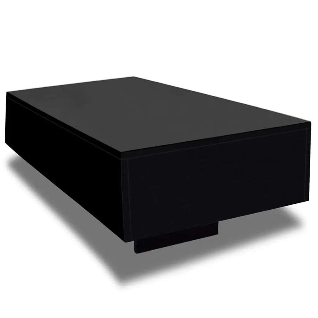 Tavolino da Salotto Nero Lucido 244024