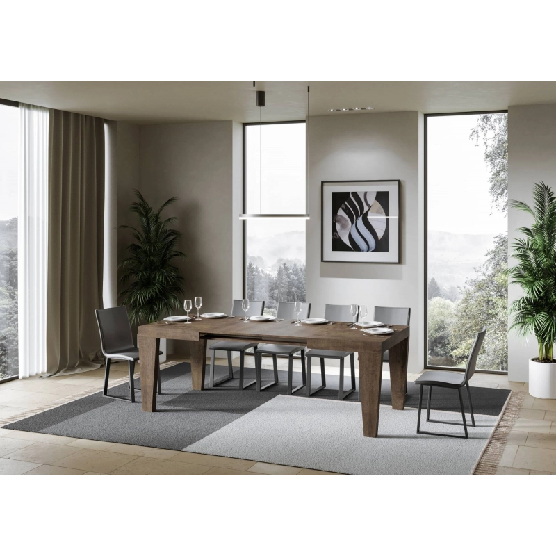 Tavolo allungabile 90x120/224 cm Spimbo - Noce