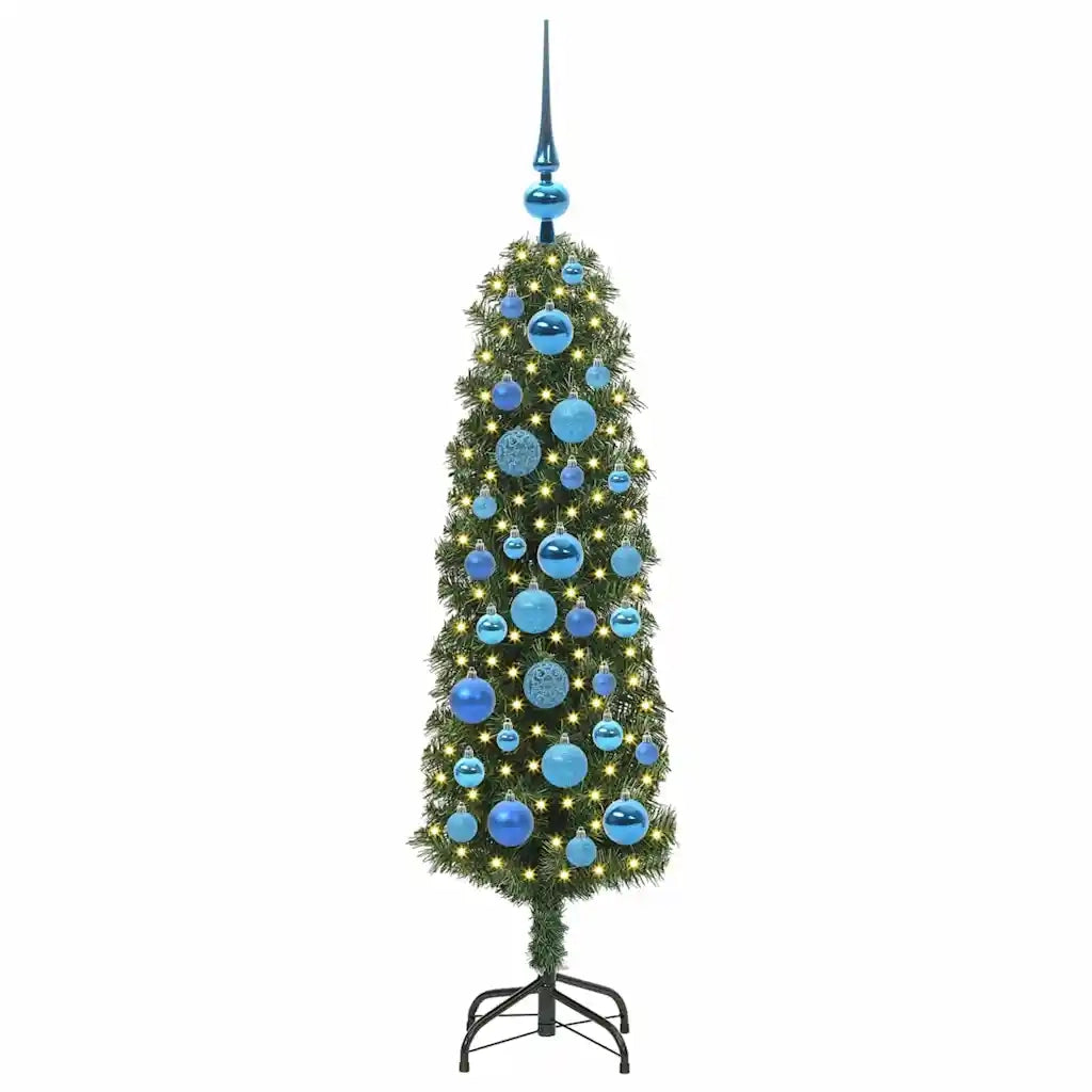Albero di Natale artificiale con 150 LED Verde 120 cm 3394928
