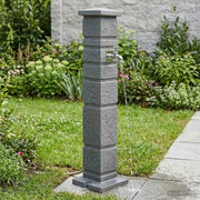 Tanker da giardino Antracite 26 x 26 x 101 cm PE 42033400