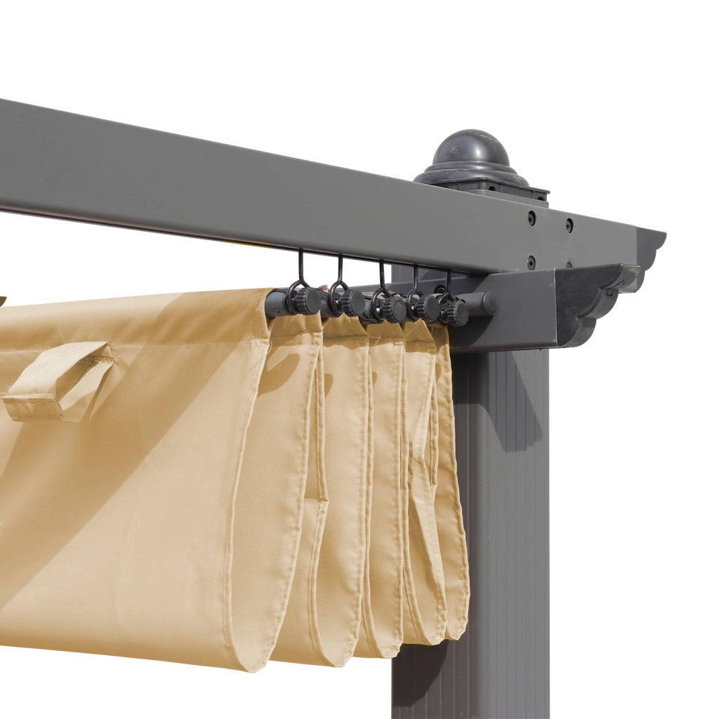 Telone per pergola condate  in poliestere  3x3 m, beige