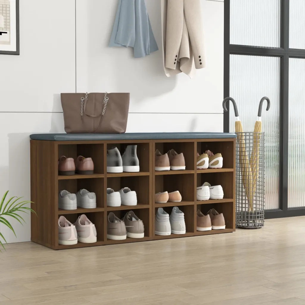 Scarpiere 2 pz Rovere Marrone 52,5x30x50 cm 820513