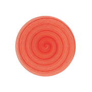 Piatto piano red Memento Table in ceramica dipinta a mano Ø 27,5 cm