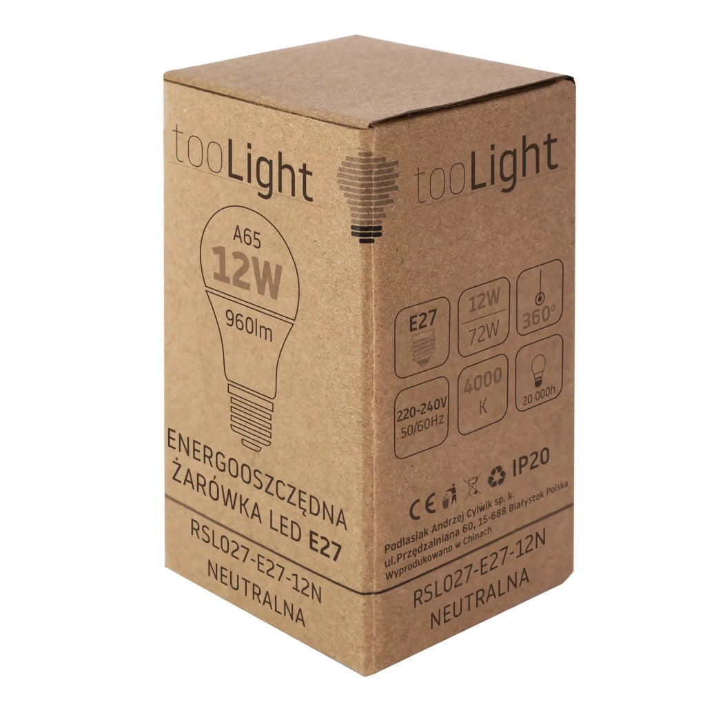 Bulbo Led Rsl027 E27 12w Neutral