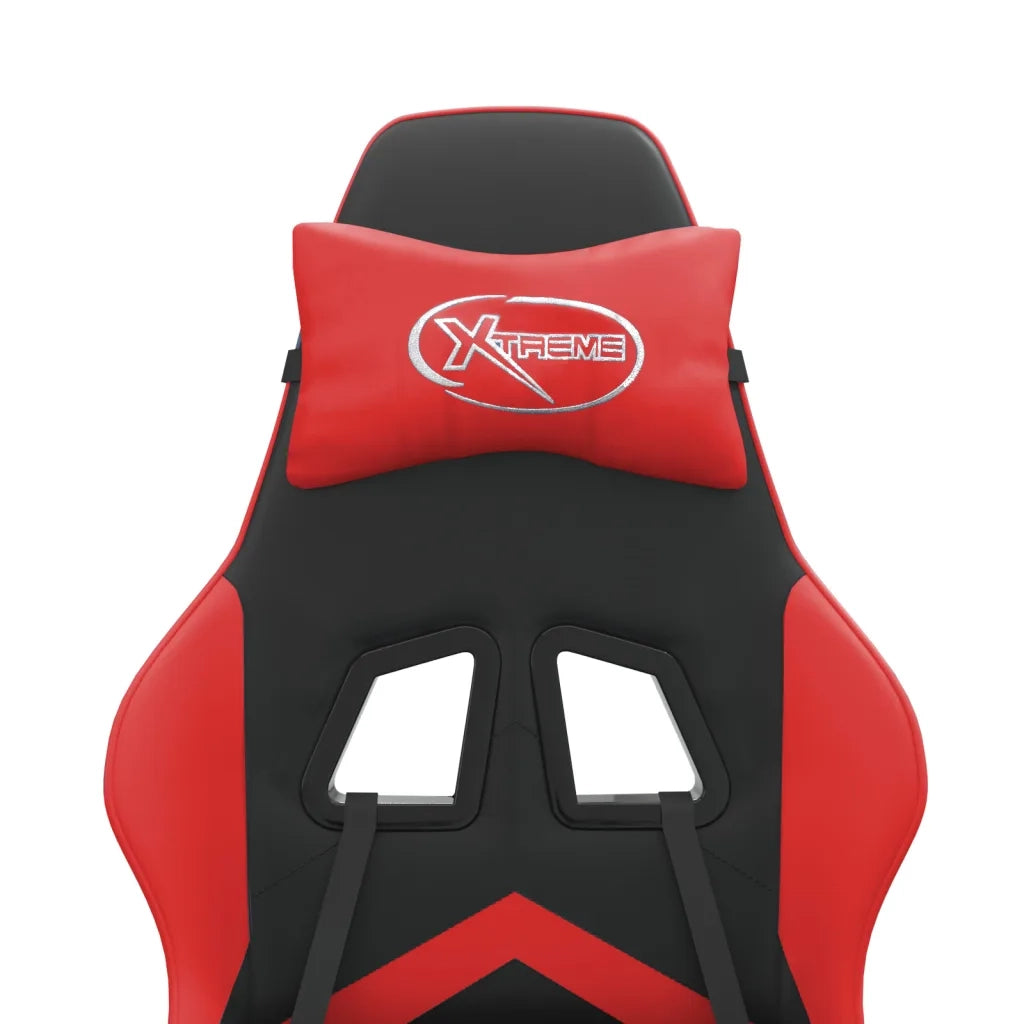 Sedia da Gaming Nera e Rossa in Similpelle 3143891