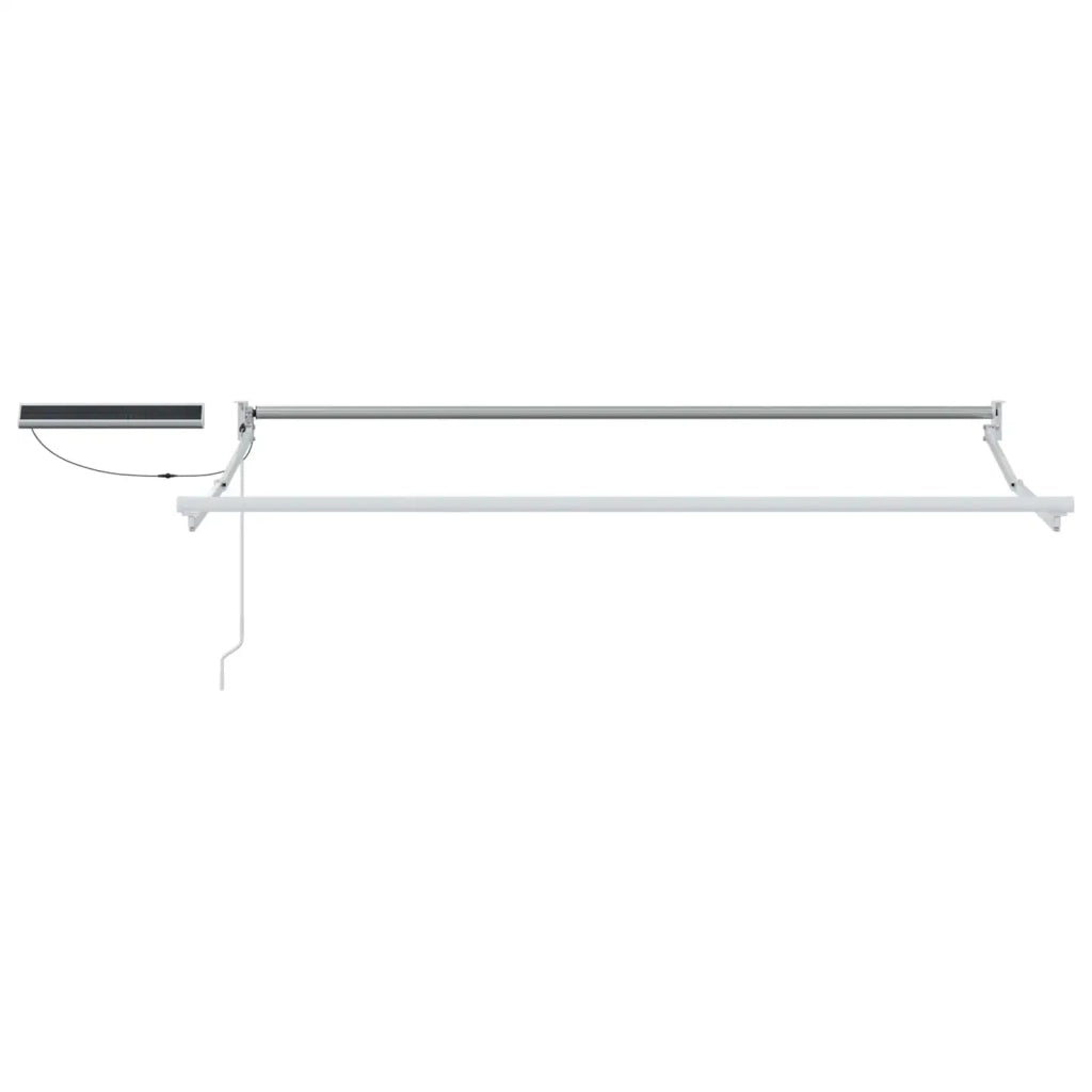 Tettuccio Elettrico Retrattile Marrone e bianco 3,5 x 2 m 3419898