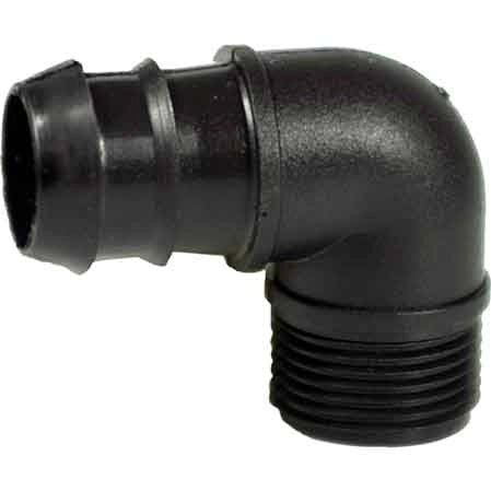 GOMITO FILETTATO MASCHIO BASSA PRESSIONE Ø mm 16x1/2 - 100 pezzi- IRRITEC