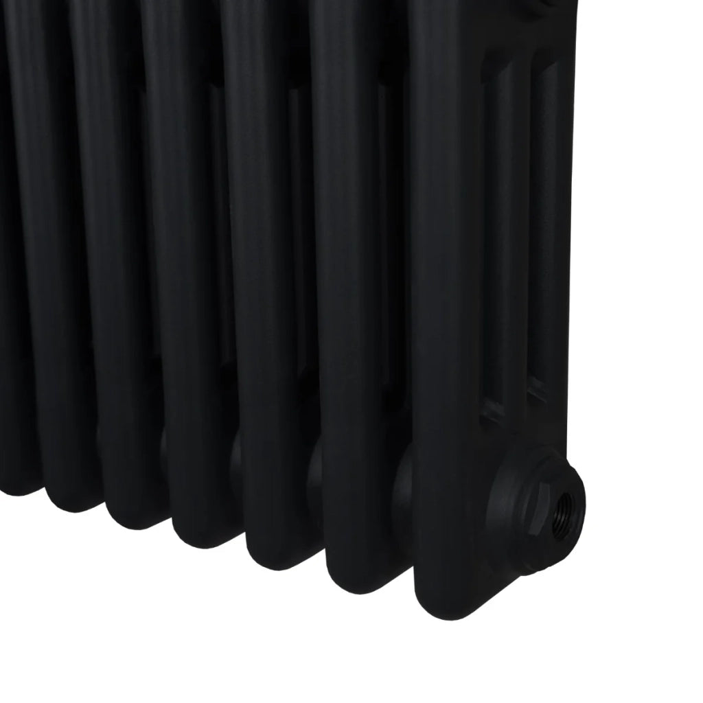 Termosifone Radiatore a 3 colonne per riscaldamento centralizzato Nero 300 x 1012mm