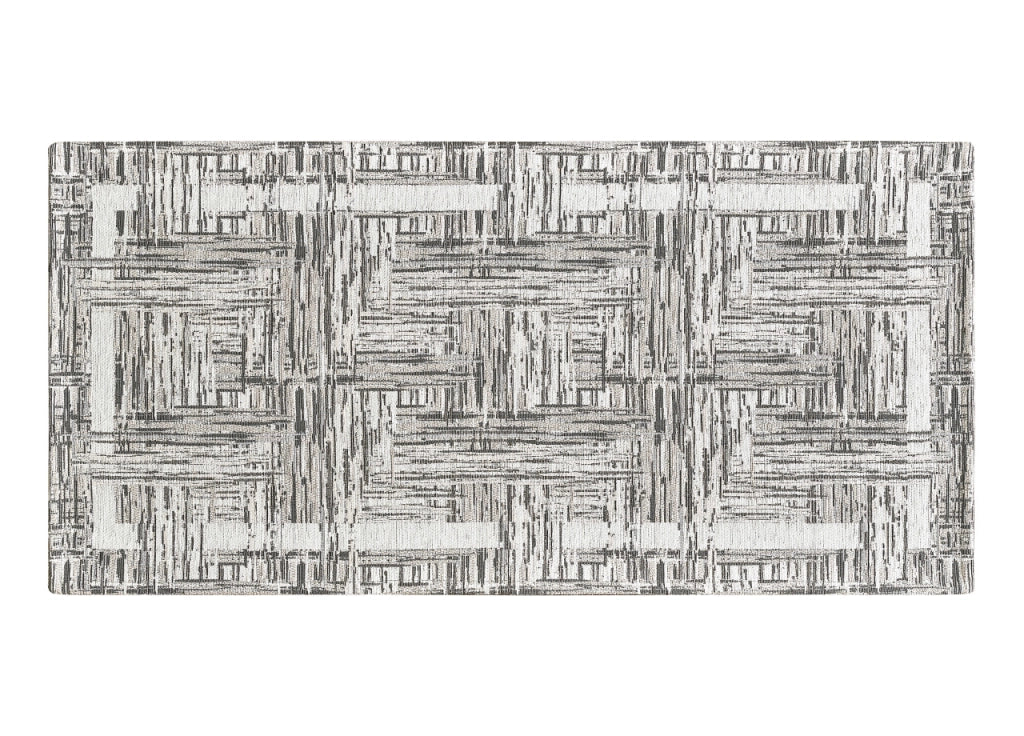 Tappeto Arredo Salotto Antiscivolo Scendiletto Camera Dis. Bangkok By Suardi - 175x240 - Grigio