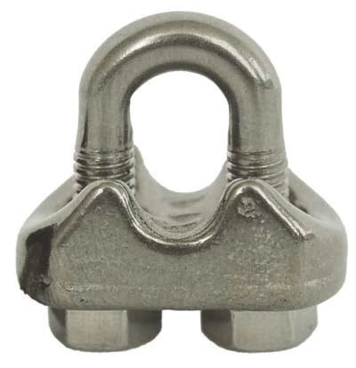 MORSETTO INOX - MM  8- 5 pezzi