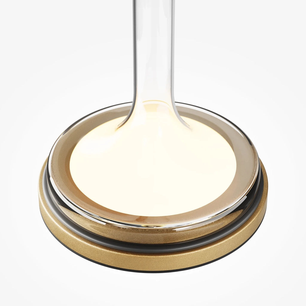 Maytoni Lampada da tavolo Spirito 1 luce LED integrato oro metallo