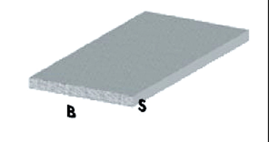 PROFILO ARGENTO H.100 CM PIATTO 15X2 MM*- ARCANSAS- 5,0 pz