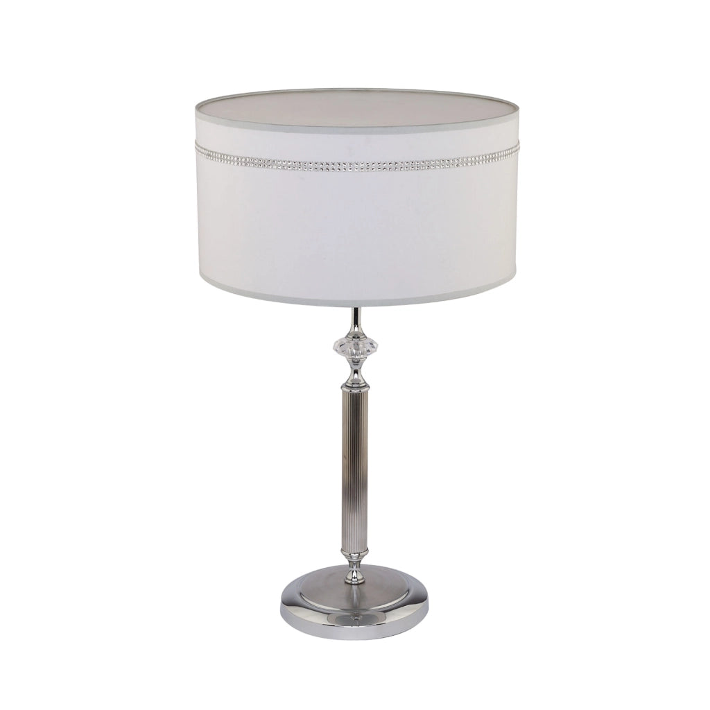 Lampada da tavolo classica JULIA II Jupiter cromo E27