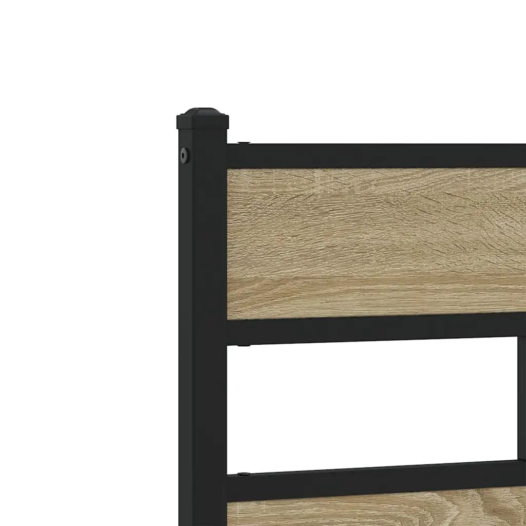 Giroletto senza Materasso-Struttura Letto Rovere Sonoma 120x190cm in Truciolato 820919
