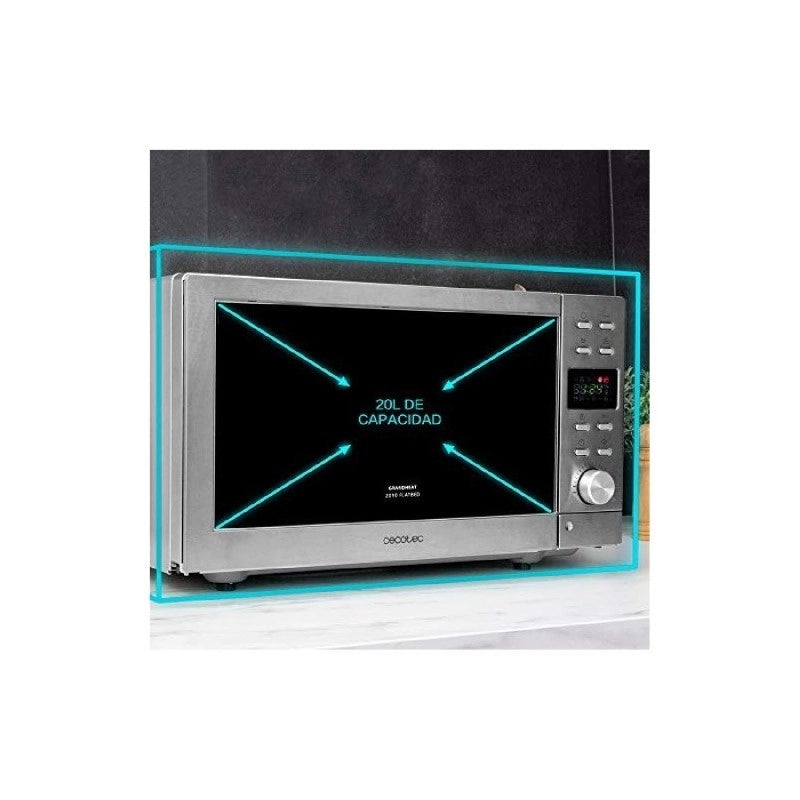 CECOTEC 01399 - Microonde senza piatto GrandHeat 2010 Flatbed Steel