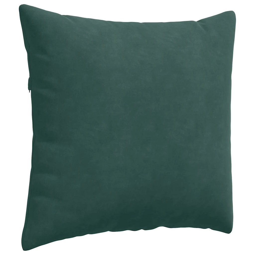 Cuscini da Divano 2 pcs Verde Scuro 50 x 50 cm Tessuto in Cords 42013973