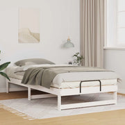 Struttura del letto Bianco 100 x 210 cm Pino massello 873164