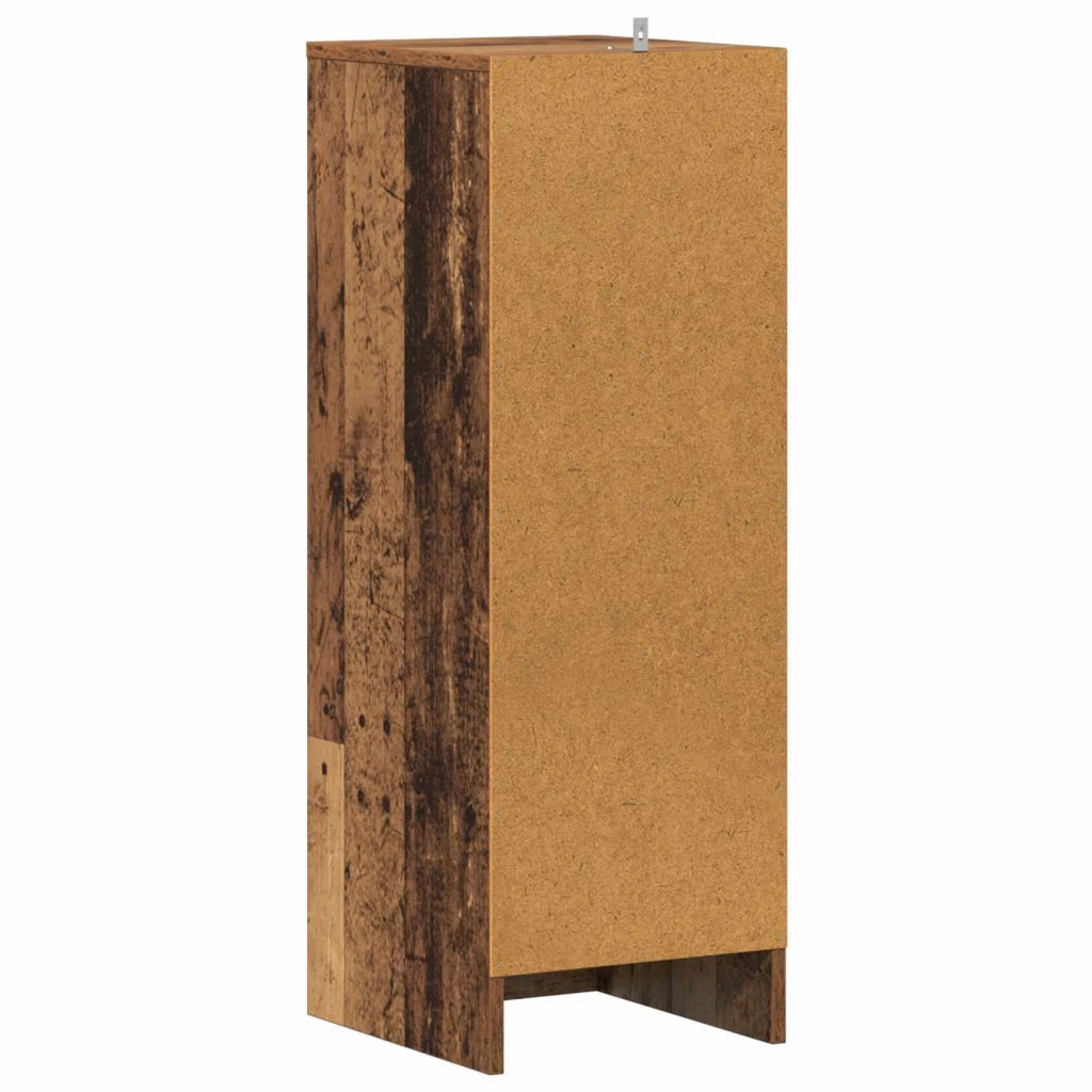 Scarpiera Legno Vecchio 32x35x92 cm in Legno Multistrato 856708