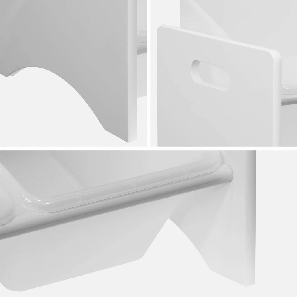 Contenitore per giocattoli con 9 scomparti, bianco
