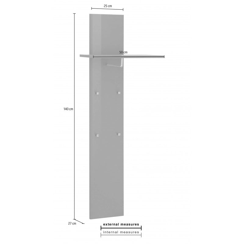Appendiabito Magic – 50x147x27 – Antracite Lucido