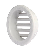 Griglia di areaz. circol. 60 da incasso in plastica per mobili