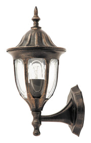 Applique esterna classica Milano oro anticato E27 Rabalux