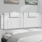 Cuscino Testiera Viana Bianco 160 cm in Similpelle 374798