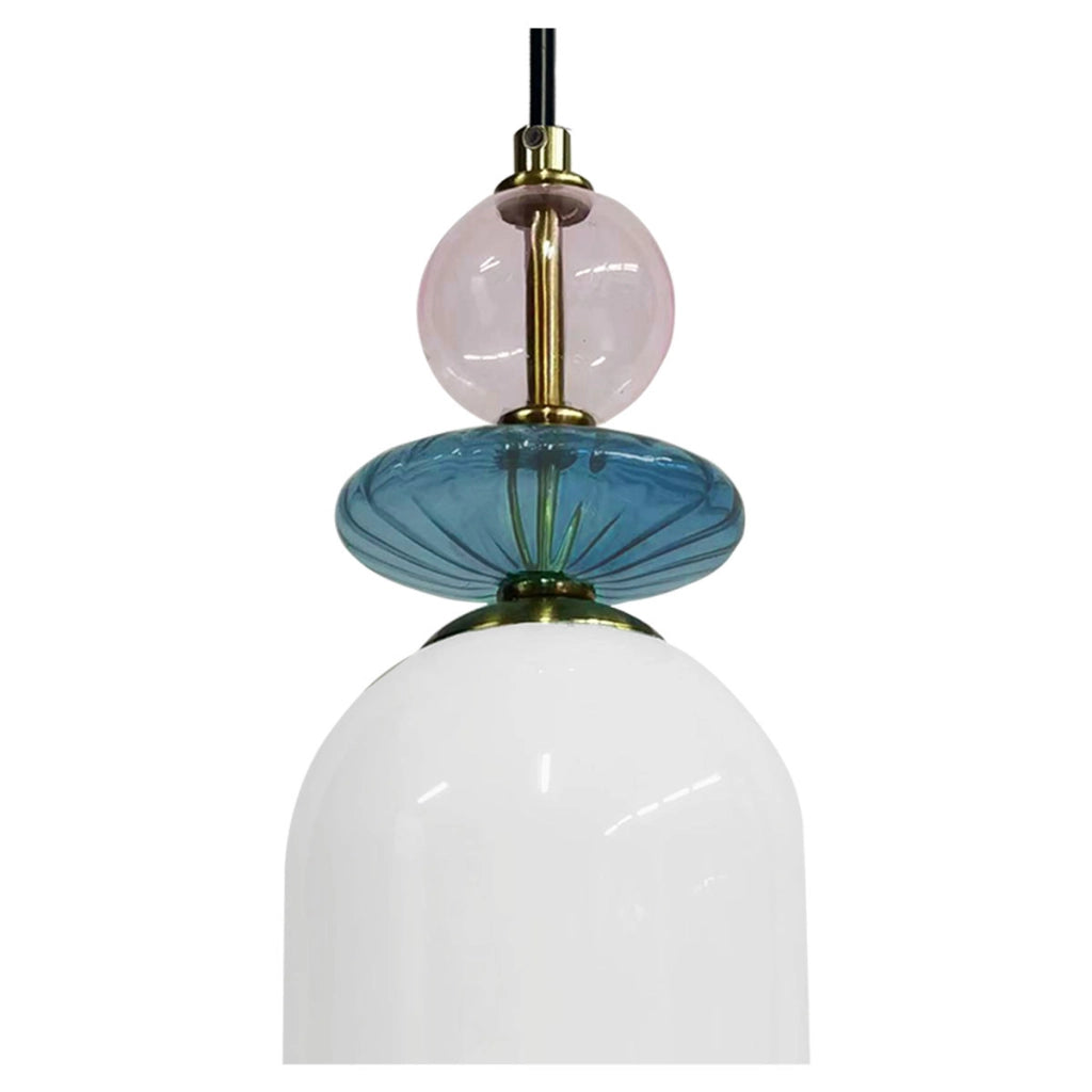 Sospensione Tropea vetro bianco E27 15W Light Prestige