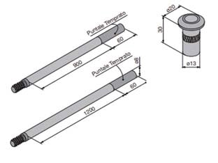 KIT ASTE INTERNE PER SERRATURE- - (190.05.00.0) - 1 pezzi WELKA